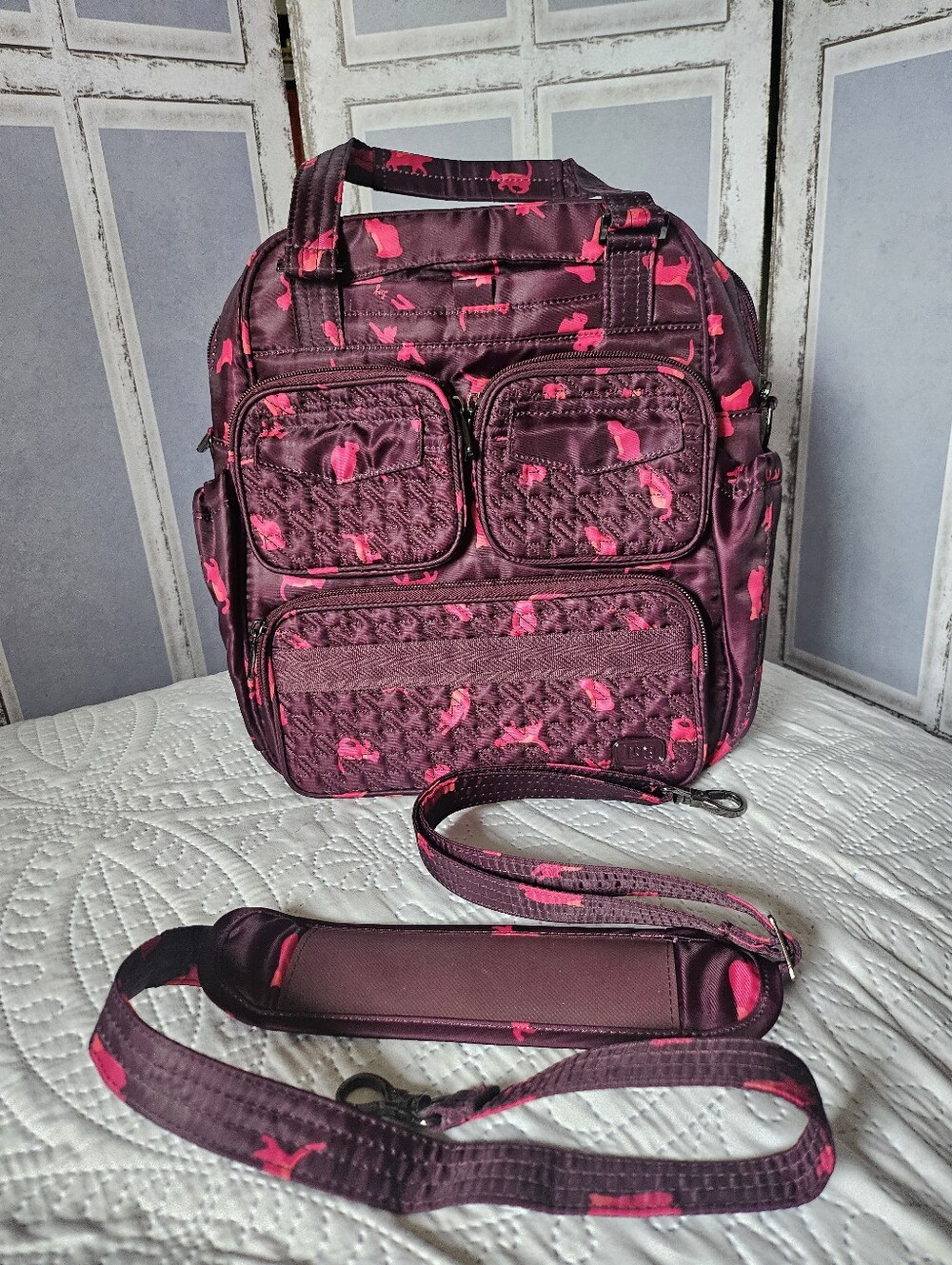 Lug Puddle Jumper Mini Tote Converts To Backpack - NWOT & Super Hard To Find! - Picture 7 of 8